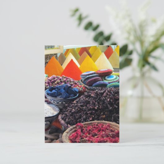 Marktwürze Postkarte (Stehend Vorderseite)