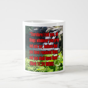 Markus 11:24 WEBU Tasse