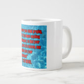 Markus 11:25 WEBU Mug Jumbo-Tasse (Vorderseite Rechts)