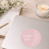 Markus 16:6 Ostern Aufkleber – Er ist auferstanden