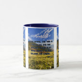 Markus 1:15 KJV Bibel Schriftbild Zwei-Töne Tasse (Zentrum)