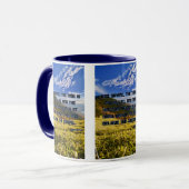 Markus 1:15 KJV Bibel Schriftbild Zwei-Töne Tasse (Vorderseite Links)