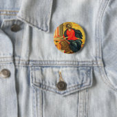 Markus der evangelistischen orthodoxen Ikone Button (Beispiel)