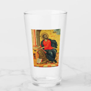 Markus der evangelistischen orthodoxen Ikone Glas