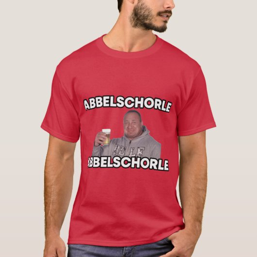 Markus Rhl Meme Apfelschorle retro T-Shirt (Vorderseite)