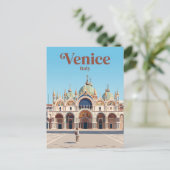 Markusbasilika Italien Postkarte (Stehend Vorderseite)