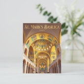 Markusbasilika Italien Postkarte (Stehend Vorderseite)