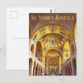 Markusbasilika Italien Postkarte (Vorne/Hinten)