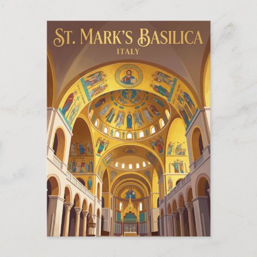 Markusbasilika Italien Postkarte (Vorderseite)