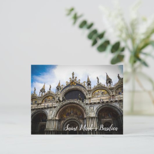 Markusbasilika Postkarte (Stehend Vorderseite)