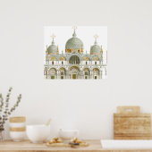 Markusbasilika. Venedig Italien Poster (Küche)