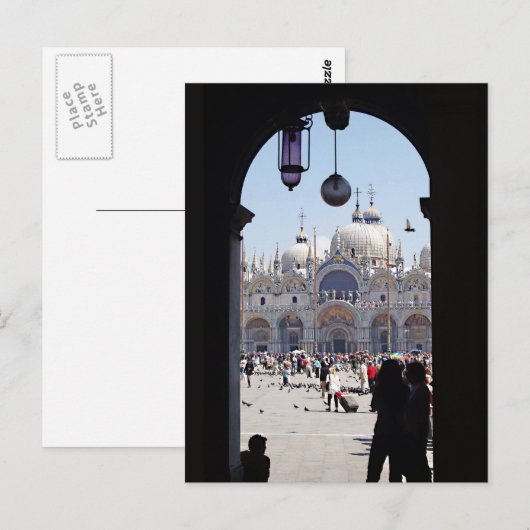 Markusplatz 1 postkarte (Vorne/Hinten)