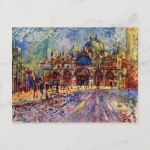 Markusplatz in Venedig Von Pierre-Auguste Postkarte