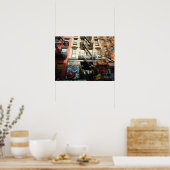 Markusplatz, Ostdorf, Mittel Poster (Küche)