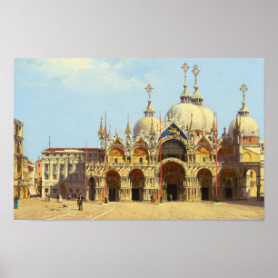 Markusplatz, Venedig Antonietta Brandeis Poster