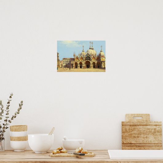 Markusplatz, Venedig Antonietta Brandeis Poster (Küche)