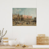 Markusplatz, Venedig - Canaletto Kunstgewerbe Poster (Küche)