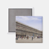 Markusplatz, Venedig, Italien Magnet (Vorderseite/Rückseite)