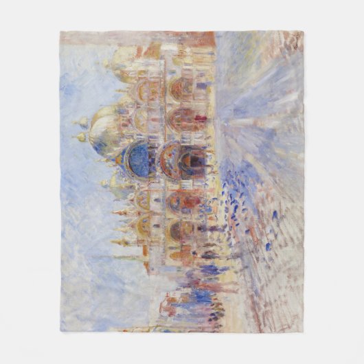 Markusplatz, Venedig (Markusplatz) Fleecedecke (Vorderseite)