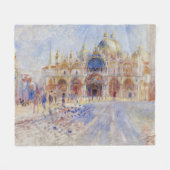 Markusplatz, Venedig (Markusplatz) Fleecedecke (Vorderseite (Horizontal))