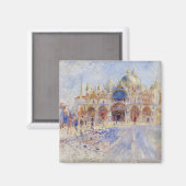 Markusplatz, Venedig (Markusplatz) Magnet (Vorderseite/Rückseite)