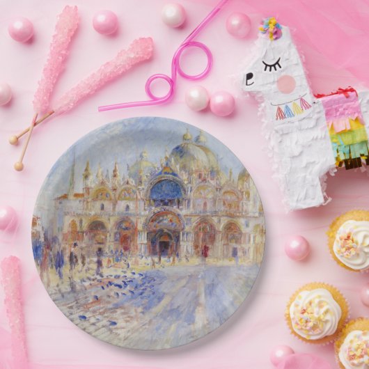 Markusplatz, Venedig (Markusplatz) Pappteller (Party)