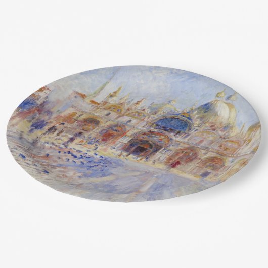 Markusplatz, Venedig (Markusplatz) Pappteller (Schrägansicht)