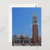 Markusplatz, Venedig Postkarte (Vorne/Hinten)