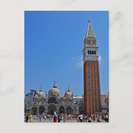 Markusplatz, Venedig Postkarte (Vorderseite)