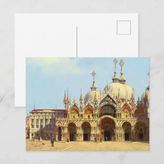 Markusplatz, Venedig Postkarte (Vorne/Hinten)