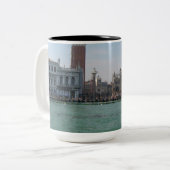 Markusplatz vom Canale Grande Zweifarbige Tasse (Vorderseite Links)