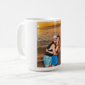 Marla and David Mangan Happy 50th Anniversary mug Kaffeetasse (Vorderseite Links)