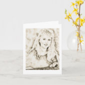 Marla Kay Mangan as Computer Ink Wash Karte (Gelbe Blume)