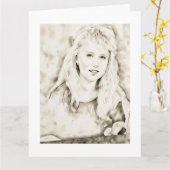 Marla Kay Mangan as Computer Ink Wash Karte (Gelbe Blume)