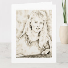 Marla Kay Mangan as Computer Ink Wash Karte