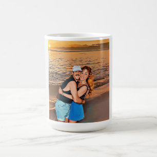 Marla und David Mangan Glückliches 50. Jubiläum Ta Kaffeetasse