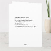 Marla's Devil's Lake Computer Watercolor Painting  Karte (Rückseite)