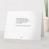 Marla's Water Color Pond card   Karte (Rückseite)