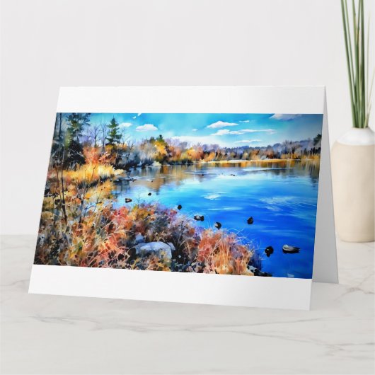 Marlas Water Color Pond Karte (Vorderseite)