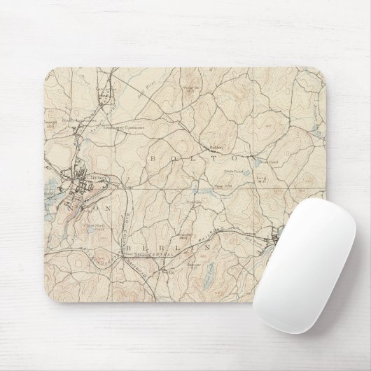 Marlboro, Massachusetts Mousepad (Mit Mouse)