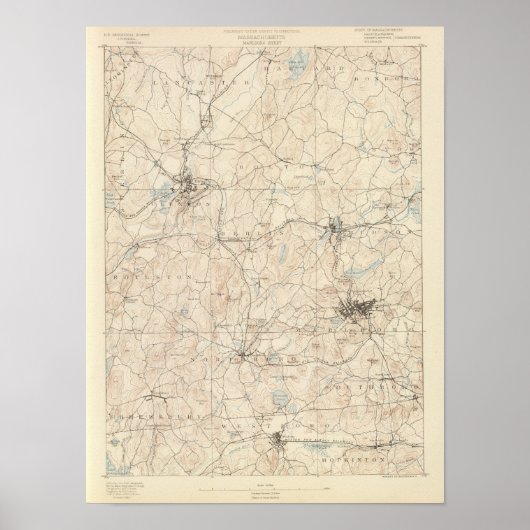 Marlboro, Massachusetts Poster (Vorne)