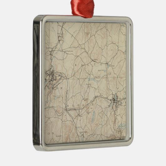 Marlboro, Massachusetts Silbernes Ornament (Rechts)