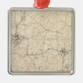 Marlboro, Massachusetts Silbernes Ornament (Vorne)
