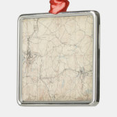 Marlboro, Massachusetts Silbernes Ornament (Links)