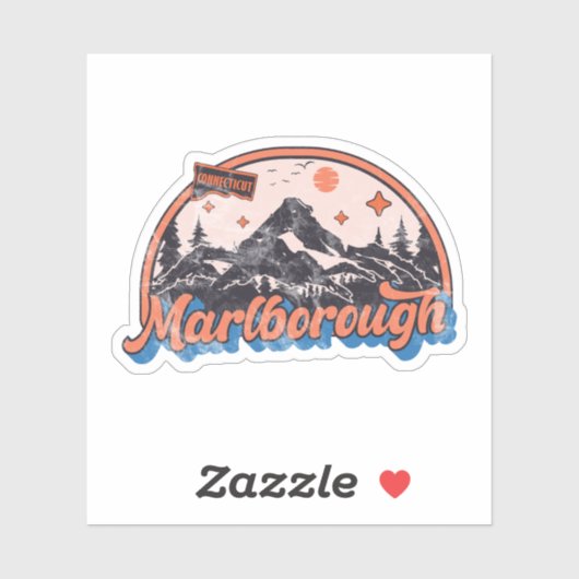 Marlborough, Connecticut Aufkleber (Blatt)