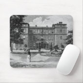 Marlborough Haus, vom Garten, 1863 Mousepad (Mit Mouse)