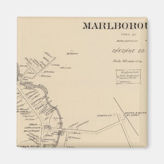 Marlborough PO Magnet (Vorne)