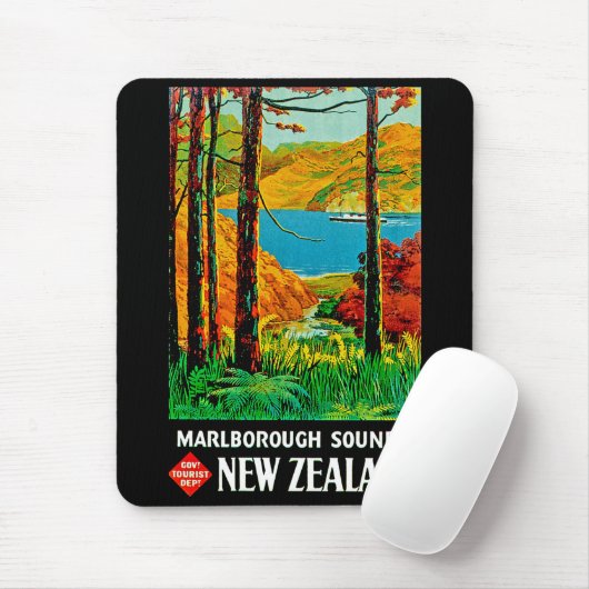 Marlborough Sounds Mousepad (Mit Mouse)