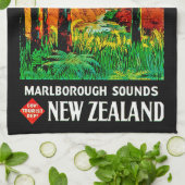Marlborough Sounds Neuseeland Handtuch (Gefaltet)