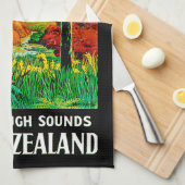 Marlborough Sounds Neuseeland Handtuch (Viertel Falte)